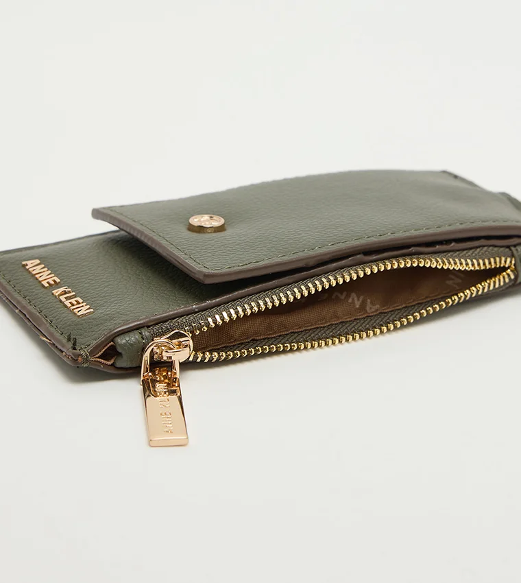 ANNE KLEIN  Anne Klein Logo Detail Zippered Wallet for Women | Best Price UAE